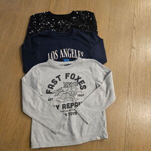 GAP, H&M, Free Planet Black, Gray, Navy Long Sleeve Bundle Size 4T, 5T